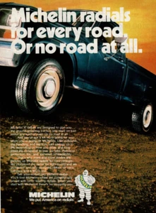 1982 Vintage Print Ad Michelin X radials for every road We Put America on Truck - Picture 1 of 2