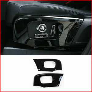 Black Car Seat Adjust Handle Button Cover Trim For Range Rover Velar 2017-2019 - Picture 1 of 4