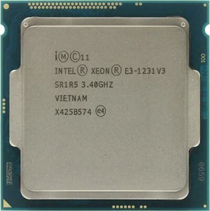 Intel Xeon E3-1231 V3 CPU 4-Core 3.4GHz 8M LGA 1150 SR1R5 80W 8 T Processor - Picture 1 of 1