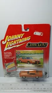 1/64 JOHNNY LIGHTNING CLASSIC GOLD 1971 PONTIAC GTO ORANGE - Bild 1 von 3