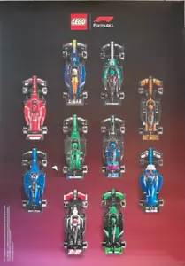 SPEED CHAMPIONS FORMULA 1 EXCLUSIVE PROMO POSTER - Picture 1 of 2