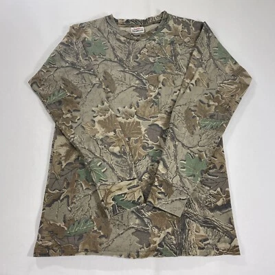 Camisa De Colección Wrangler M L/S Desgaste Resistente Camuflada Ventaja Bolsillo EE. UU. 80s 90s Foto 1 de 4