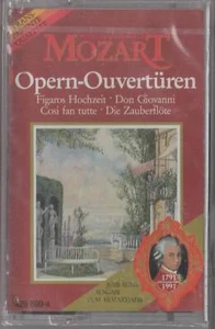 Wolfgang Amadeus Mozart MC NEU Opern Ouvertüren Zauberflöte Figaros Hochzeit - Afbeelding 1 van 2
