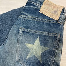 DENIM JEANS Sugar Cane Jeans Selvedge Denim 901 LONE STAR Size W:28 Inseam:32