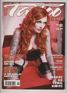 Tattoo Energy Mag Giancarlo Capra Sascha Sevic No.2 2000s 112219nonr - Picture 1 of 1