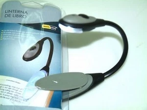 LÁMPARA LINTERNA CON CLIP PARA LEER LIBROS ESCRIBIR PARTITURAS VIAJES BD4915 - Imagen 1 de 1