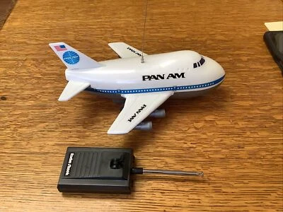 Vintage Radio Shack Radio Controlled Pan Am Jet Used No Box Works As It Should - Image 1 of 4