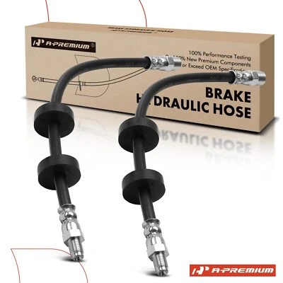 2x Manguera hidráulica de freno delantero para Audi 90 100 Quattro cupé VW Golf Jetta Rabbit Foto 1 de 4