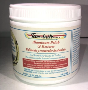 Toon Brite C1000 Aluminum Boats/RV/Trucks/Trailers Polish/Restorer 1ea 18 Oz Jar - Picture 1 of 12