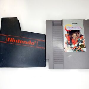 NES Contra Nintendo Entertainment System Game 1988 Tested + Dust Sleeve Cover