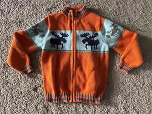 Boys Hanna Andersson Full Zip Sweater - Picture 1 of 5