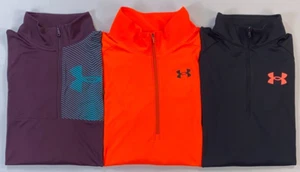 Boy's Youth Under Armour Heatgear Quarter Zip Long Sleeve Shirt - Picture 1 of 4