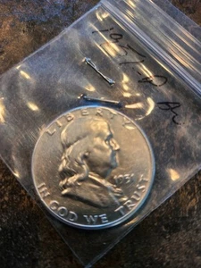 1951 P Franklin Half Dollar au - Bild 1 von 5