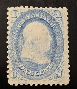 US Scott 63 Mint Thin, Original Gum, Hinged, F-VF; SCV 275,00 $ - Bild 1 von 2