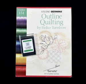 Outline Quilting Embroidery Designs Card #131 for Brother Baby Lock Deco 600 - Picture 1 of 9