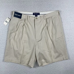 Pantalones Cortos Polo Ralph Lauren Para Hombre 40 Beige Plisado De Colección Golf Clásicos Informales Nuevos - Imagen 1 de 12