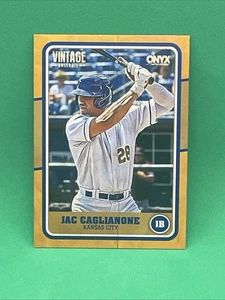 Onyx Vintage 2025 - Jac Caglianone Orange Border/150 - Royals #1 Prospect - Imagen 1 de 2