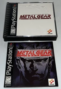 Metal Gear Solid (Sony PlayStation 1, PS1) CIB Completo Probado - Etiqueta Negra - Imagen 1 de 24