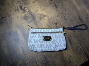 Michael Kors Jet Set Travel Small Wristlet - Beige MK Logo - Gold Hardware - Bild 1 von 7