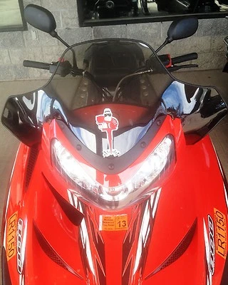 Juego de espejos retrovisores para línea de motos de nieve Polaris, Univ ajuste en manillares Foto 1 de 4