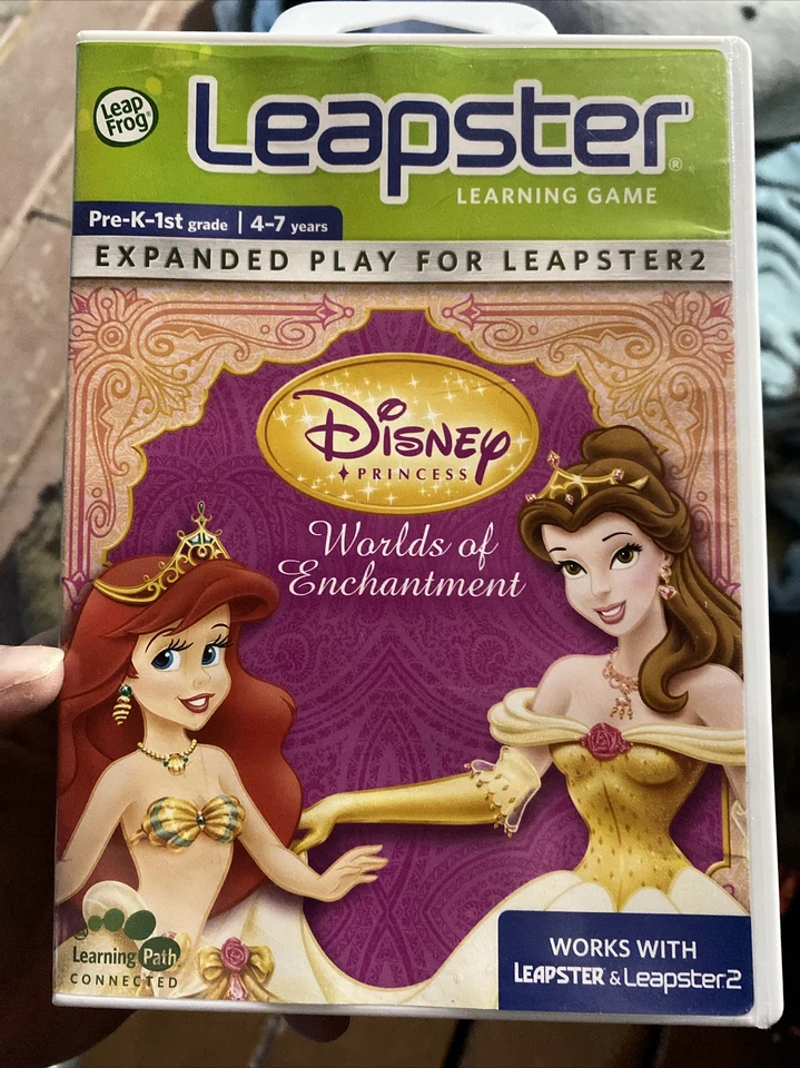 Leap Frog Leapster 2  Disney Princess Worlds of Enchantment Learning Game  - Image 1 of 1