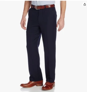 NEW Geoffrey Beene Men's Gabardine Navy Dress Pants, Sz. 38/30 - Picture 1 of 2
