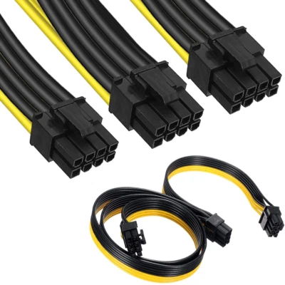 CPU 8-pin Netzteil Kabel Grafikkarte Stromkabel für Corsair Modulares, Dual PCIe - Bild 1 von 4