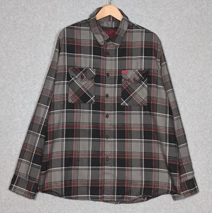 Camisa de franela DIXXON Heritage para hombre XL con botones a cuadros manga larga - Imagen 1 de 12