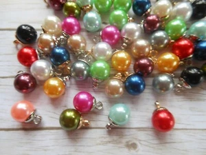 1:12 Dolls House Miniature: 20 DIFFERENT Colour Christmas Tree Baubles 8mm - Picture 1 of 4