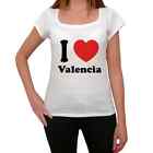 ULTRABASIC Femme Tee-Shirt J'Aime Valencia I Love Valencia T-Shirt Vintage