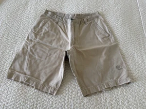 VINTAGE Patagonia Rhythm SHORTS Mens 36 Beige Cotton skater Y2K DISTRESSED - Picture 1 of 17