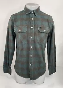 Brixton - Plaid Checked Mens Md. Flannel Shirt - Picture 1 of 7
