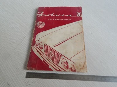 MANUALE USO MANUTENZIONE ORIGINALE LANCIA FULVIA 2C 1966 - Immagine 1 di 4
