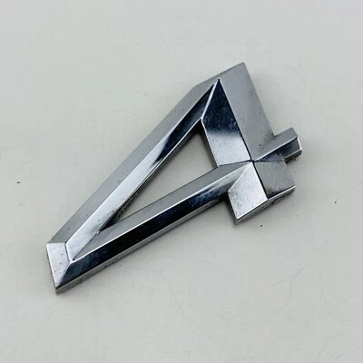 02 03 04 05 BMW 745Li 745i emblema logotipo carta emblema porta-malas traseiro cromado fabricante de equipamento original D694-2 - Imagem 1 de 4