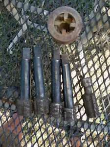 Pipe Threaders, 8 piece Tap & Die Set - Picture 1 of 6