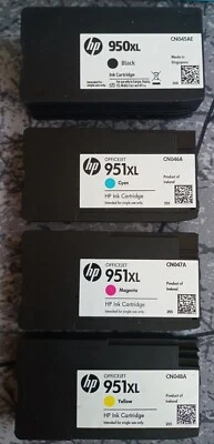 Genuine HP 950XL Black & HP 951XL Cyan Magenta Yellow Ink Cartridges  - Image 1 of 4