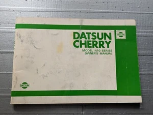 1980 Datsun Cherry N10 Owner's Manual Drivers Handbook - Picture 1 of 8