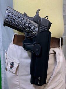 Ruger LC9 with laser Bulldog Rapid Release Paddle Holster