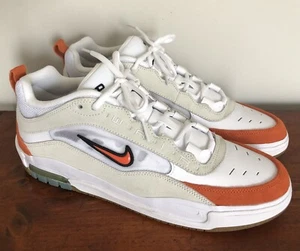 Nike SB Air Max Ishod 2 size 11.5 white/orange - Picture 1 of 13
