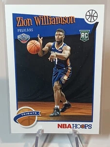 Zion Williamson 2019-20 NBA Hoops Tribute RED BACK SP RC #296 - Bild 1 von 2
