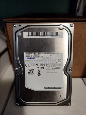 Hard Drive Samsung Spinpoint T166 HD252KJ 250GB 7200RPM 16MB SATA II Item #051 - Image 1 of 2