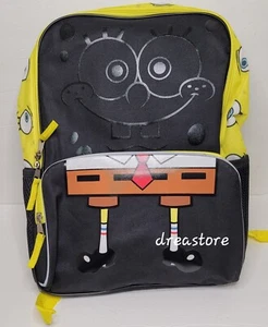 SpongeBob Backpack Nickelodeon 16" Laptop Sleeve School Reflective SquarePants - Picture 1 of 4