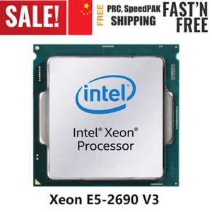 Xeon E5-2690 V3 2.6GHz 12-Core 24 Threads 30MB L3 Cache LGA 2011-3 CPU Processor - Picture 1 of 12