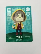 NEW Authentic Animal Crossing - Digby (No. 213) Amiibo Card - English