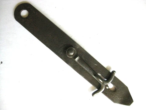 Vintage 9" Gate Latch Barn Door Antique Old Primitive Hasp Farm Rustic Decor Cover