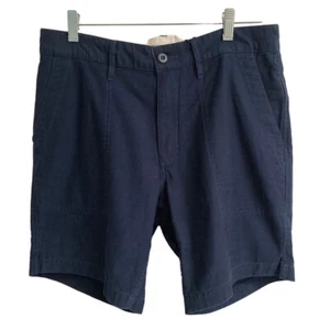 Corto Taylor Stitch Trail en azul marino satén inverso variedad para hombre* Nuevo con etiquetas - Imagen 1 de 6