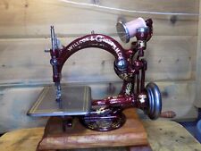 Antique Hand Crank Willcox Gibbs sewing machine. RESTORED 1898