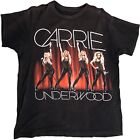 Carrie Underwood Country Womens Faded Black Concert T Shirt Adult Medium Tour