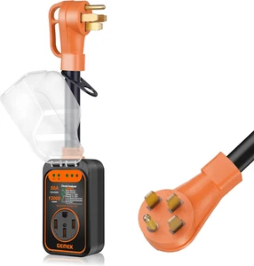 RV Surge Protector 50 Amp Waterproof, 12000 Joules Upgraded RV Power Surge Prote - Picture 1 of 9