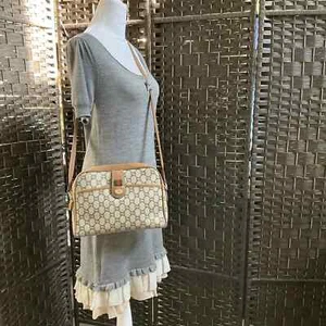 Borsa a tracolla Gucci Plus Sheriline/bordo in pelle vintage - Foto 1 di 11